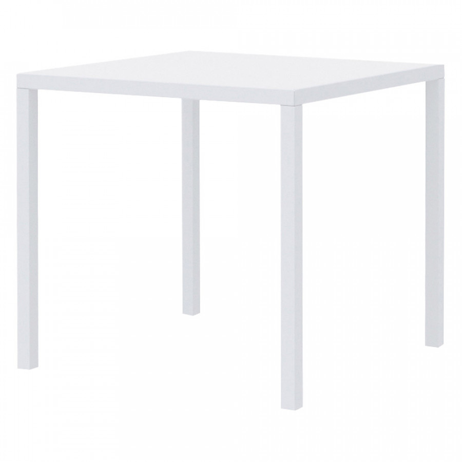 Bellini Quatris Self Adjustable Square Dining Table - White
