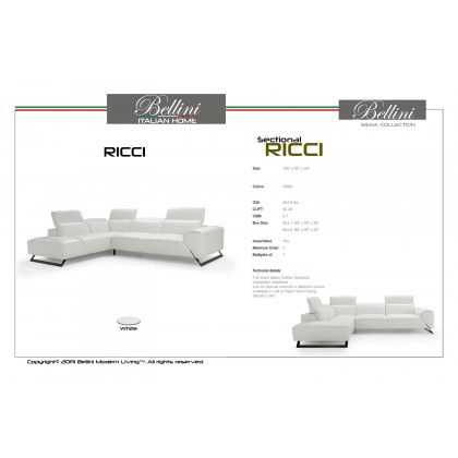 Bellini - Ricci Sectional