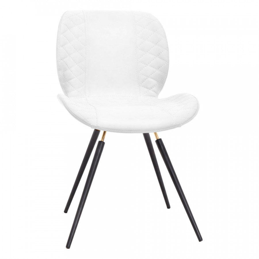 Bellini Sean Dining Chair Set of 2 - White
