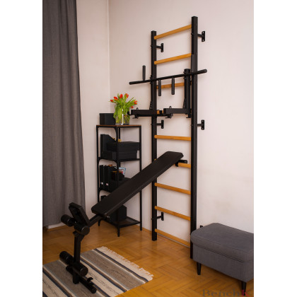 BenchK B1B Rotatable Workout Bench - Black
