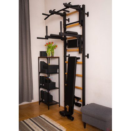 BenchK B1B Rotatable Workout Bench - Black