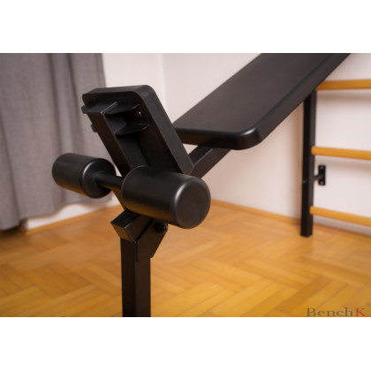 BenchK B1B Rotatable Workout Bench - Black