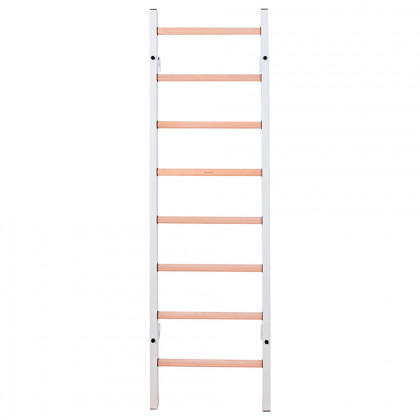 BenchK 200W Gymnastic Wall Bar - White/Wood