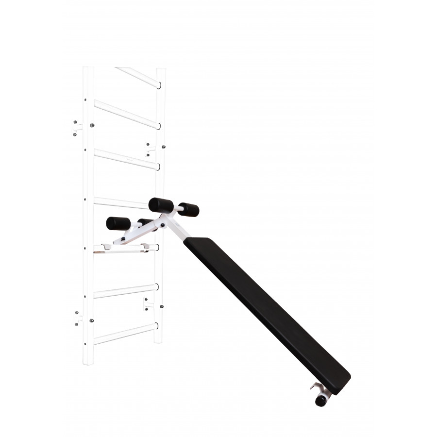 BenchK B1W Rotatable Workout Bench - White