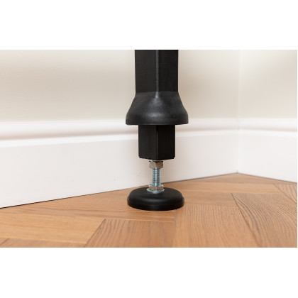 BenchK 521B Wall Bar with Pull-Up Bar - Black/Wood