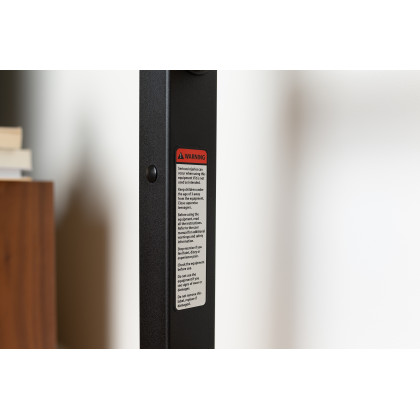 BenchK 521B Wall Bar with Pull-Up Bar - Black/Wood