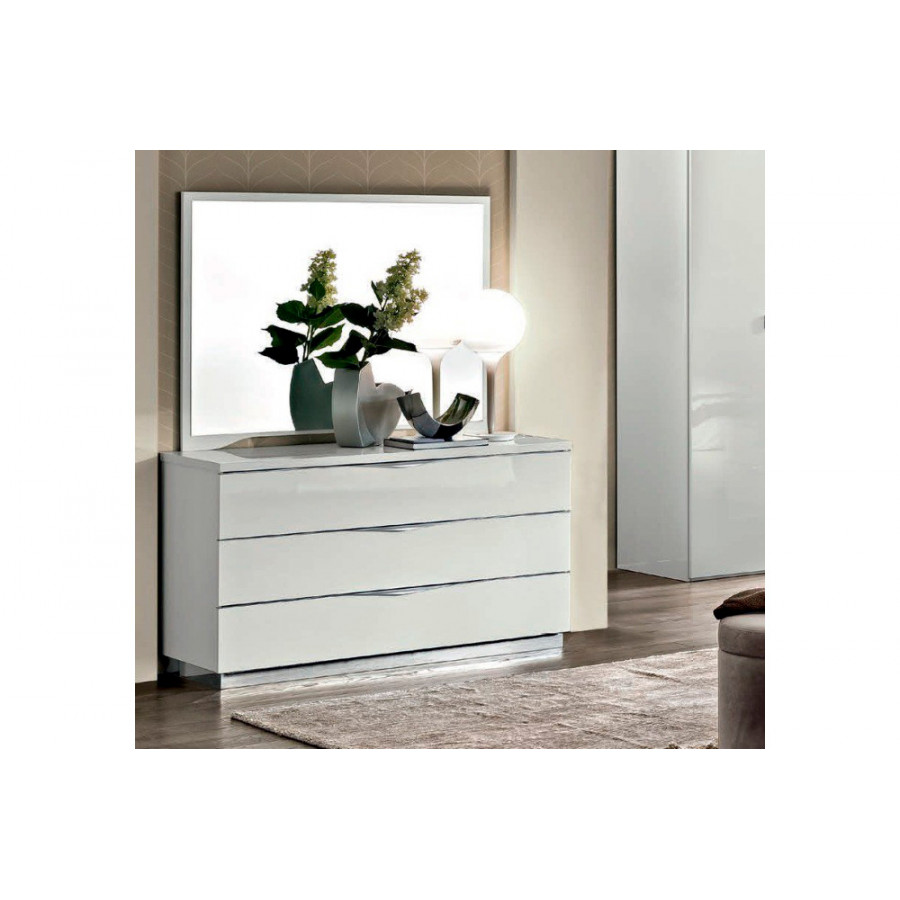 Camelgroup Onda 3 Drawer Single Dresser - White