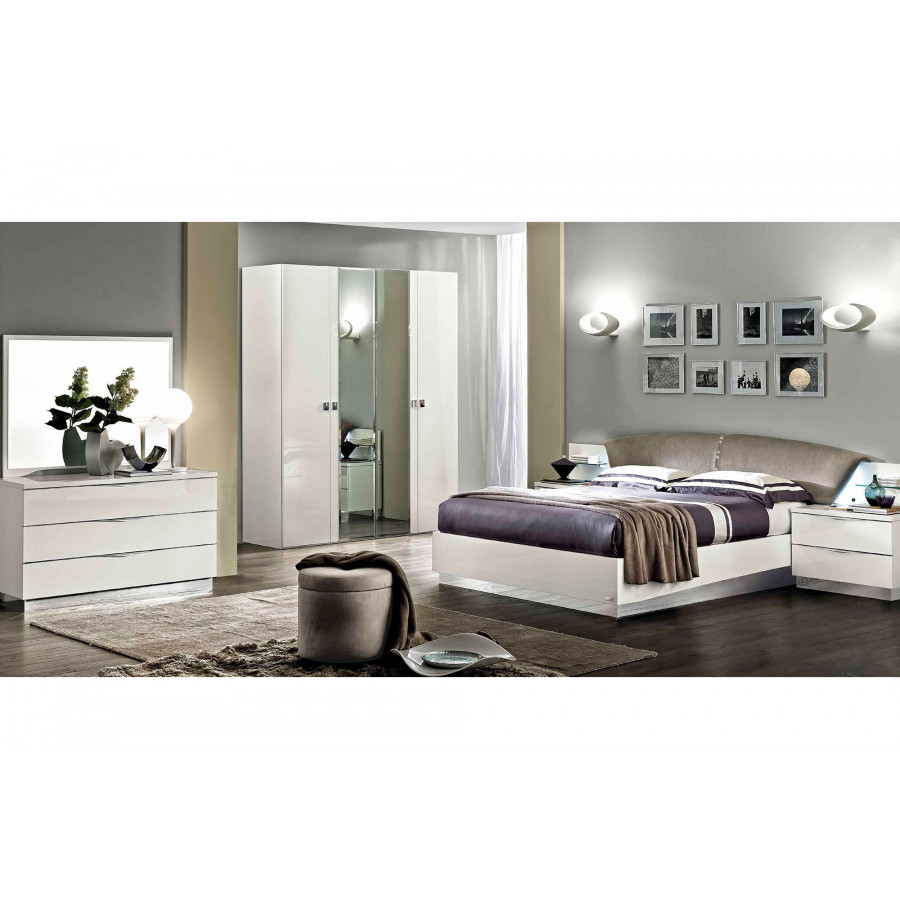 Camelgroup Onda 6-Door Wardrobe - White