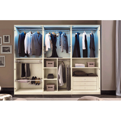 Camelgroup Onda 6-Door Wardrobe - White