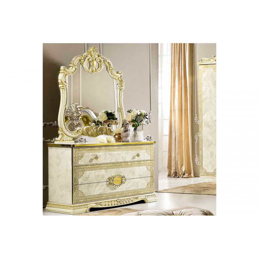 Camelgroup Leonardo 3 Drawer Single Dresser - Ivory
