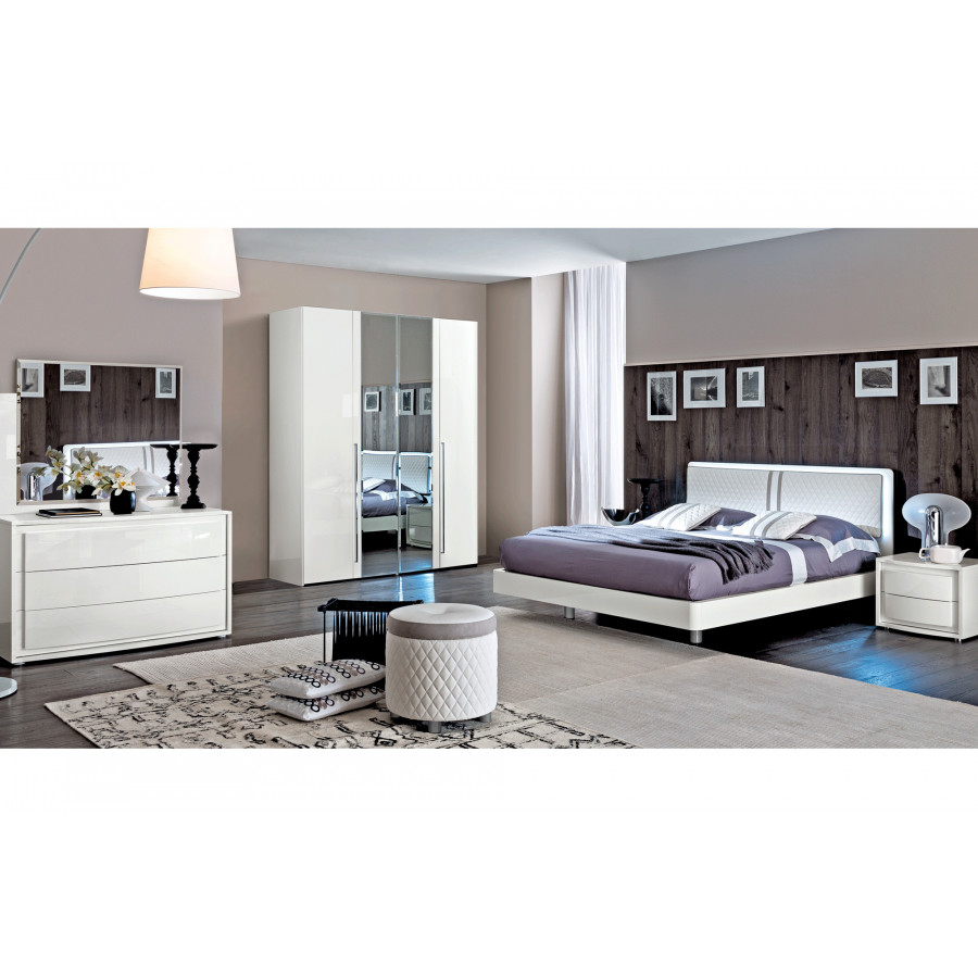 Camelgroup Vanity Queen Size Bed - White
