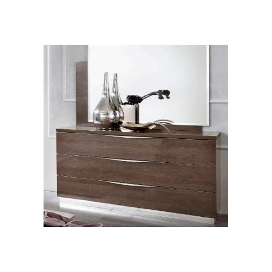 Camelgroup Platinum 3 Drawer Single Dresser - Silver Birch