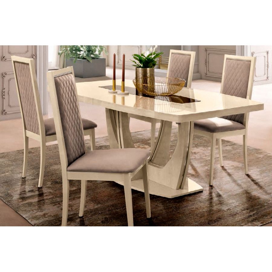 Camelgroup Ambra Mini Dining Table with Extension - Ivory