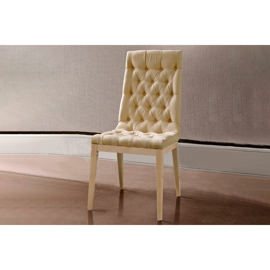 Camelgroup - Ambra Capitonne Dining Chair in Fabric/Nabuk