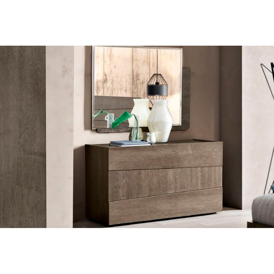 Camelgroup Tekno 3 Drawer Single Dresser - Silver Birch