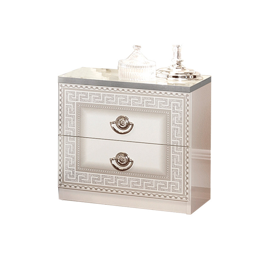 Camelgroup Aida Nightstand - White/Silver