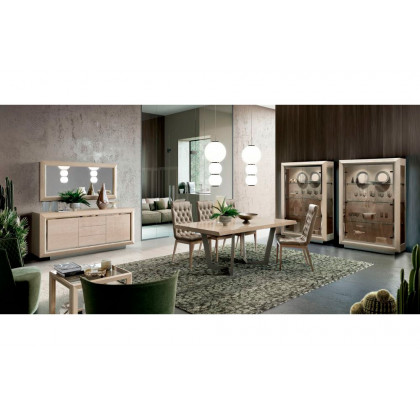 Camelgroup Elite Day Sabbia 1-Door China Cabinet - Ivory