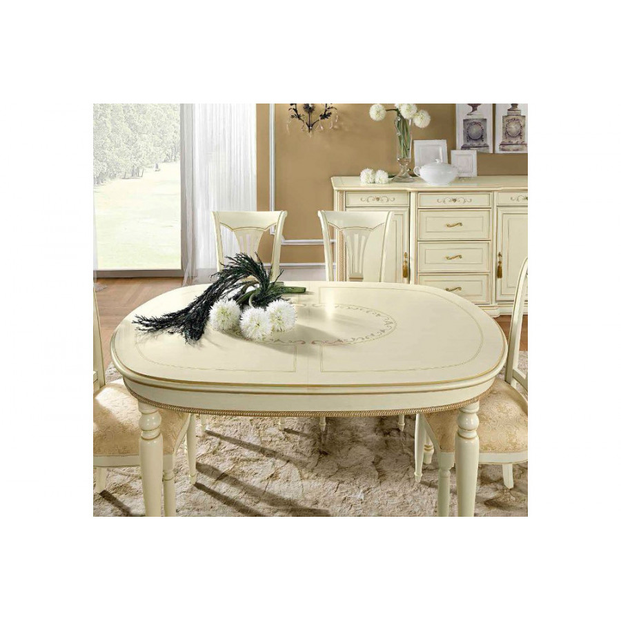 Camelgroup Siena Day Oval Dining Table with Extension - Ivory