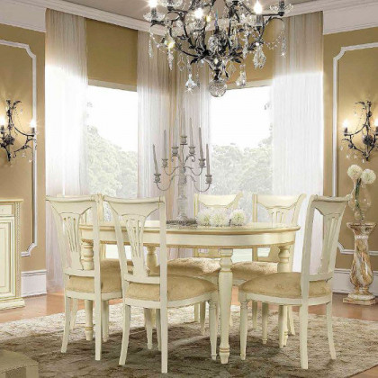 Camelgroup Siena Day Oval Dining Table with Extension - Ivory