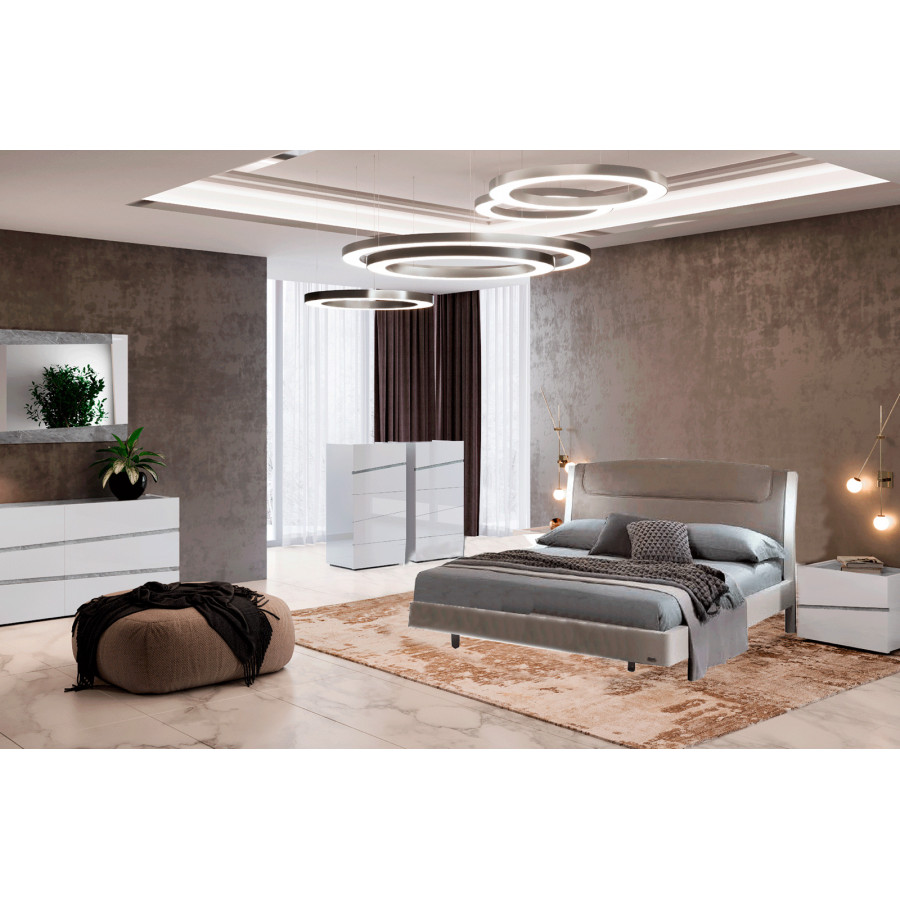 Camelgroup - Luna Queen Size Bed in White