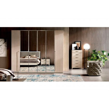 Camelgroup Maia Night 2-Door Wardrobe - Ivory