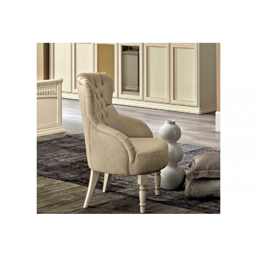 Camelgroup Torriani Night Capitone Armchair - Ivory
