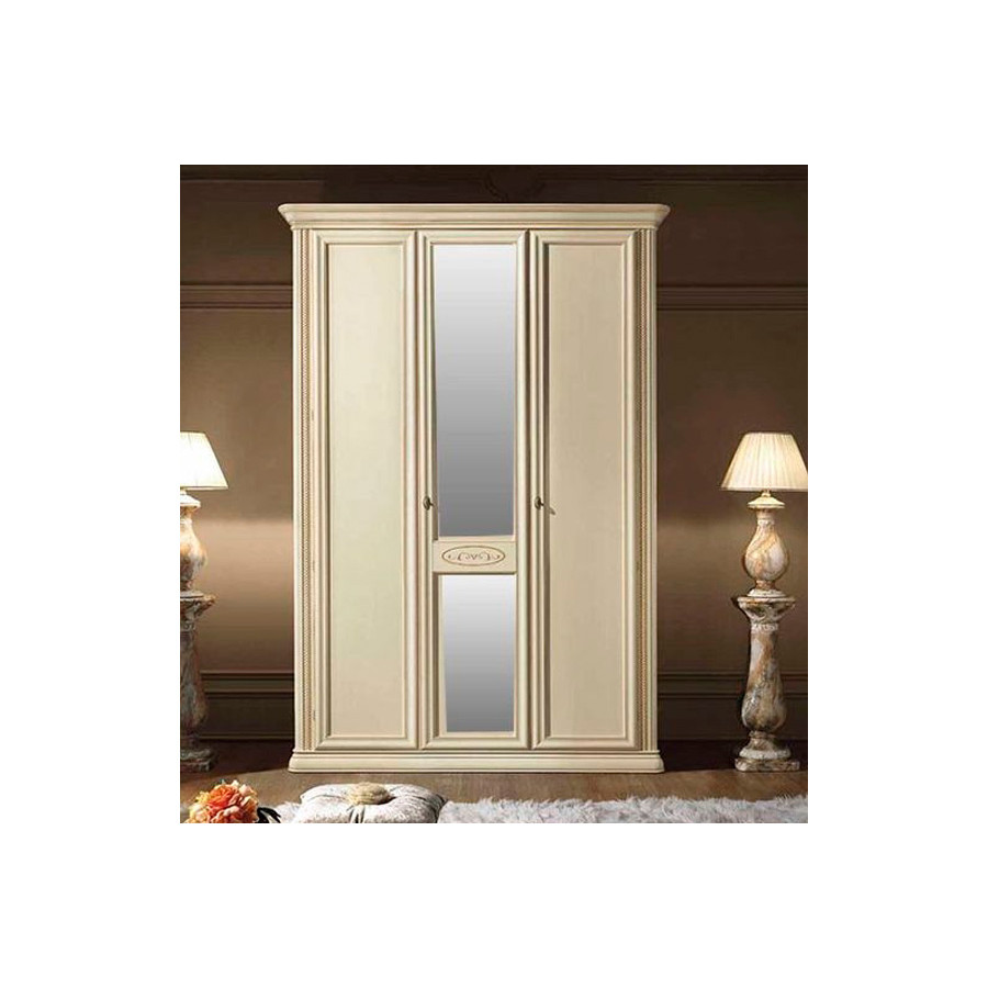Camelgroup Siena Night 3-Door Wardrobe - Ivory