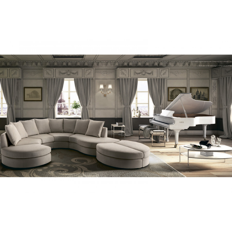 Camelgroup - New York Sectional in Green