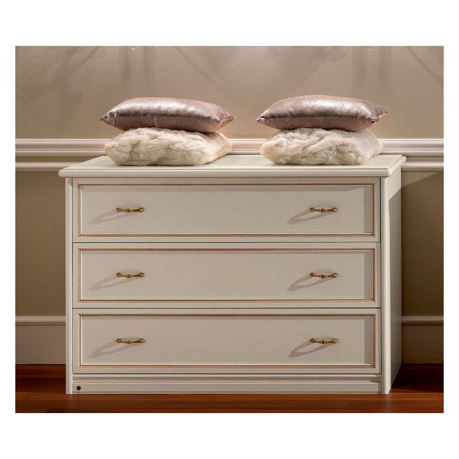 Camelgroup - Ricordi 3 Drawers Single Dresser in Ivory