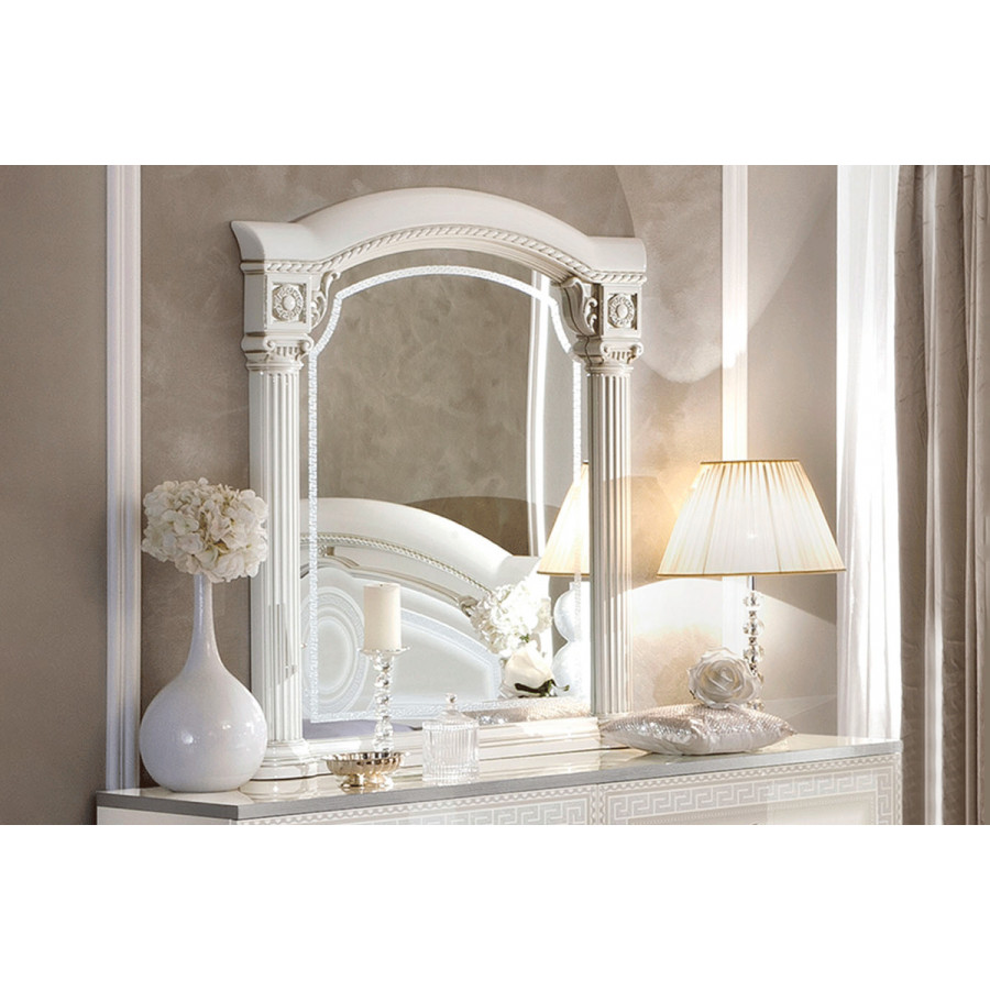 Camelgroup Aida Mini Mirror - White/Silver