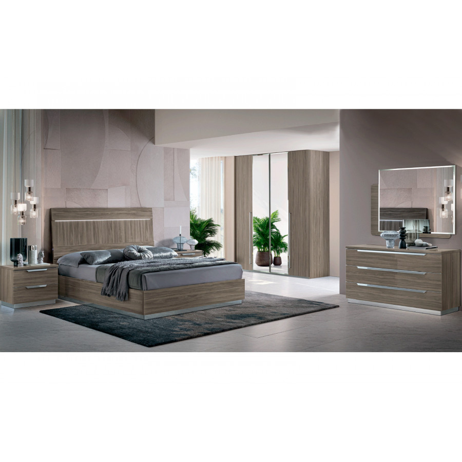 Camelgroup Kroma King Size Bed with Storage - Gray