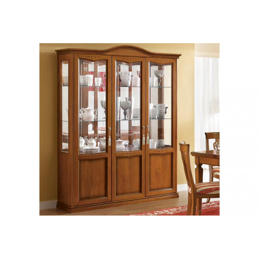 Camelgroup - Nostalgia Day Curved Vetrine in Walnut