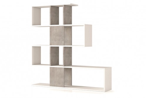 Casabianca™ Time Bookcase - Gray/Light Gray