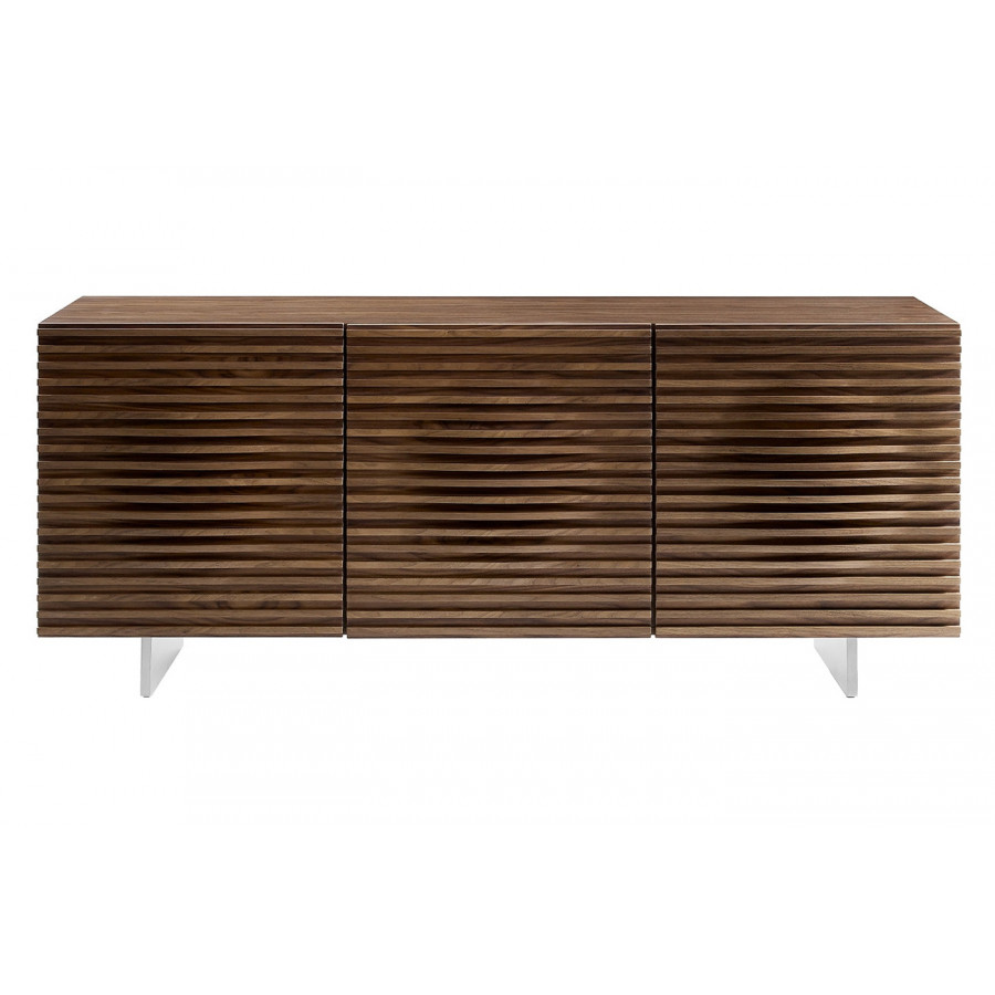 Casabianca Moon Buffet with Storage - Walnut, MDF