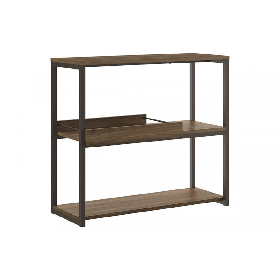 Casabianca Noa Console Table with Storage - Dark Oak, Chipboard