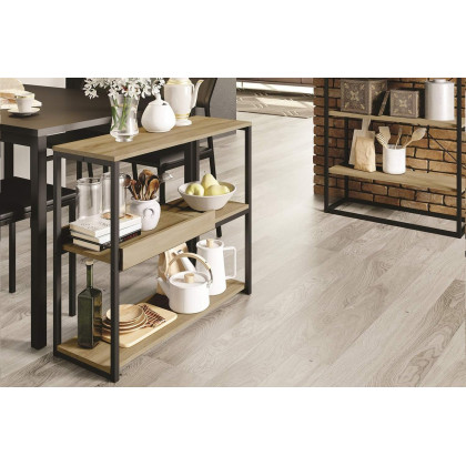 Casabianca Noa Console Table with Storage - Oak, Chipboard