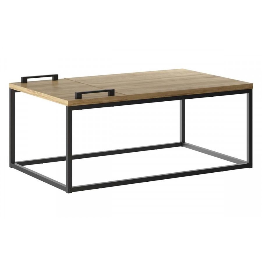 Casabianca Noa Coffee Table with Storage - Oak, Chipboard