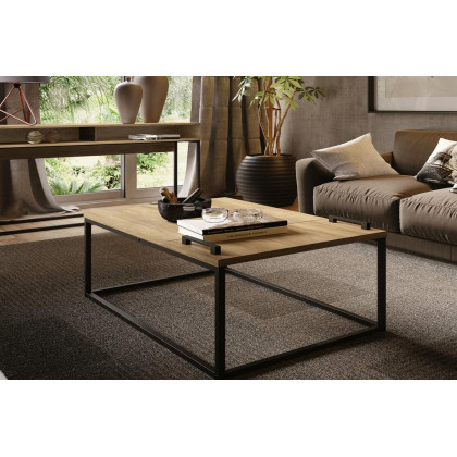 Casabianca Noa Coffee Table with Storage - Oak, Chipboard