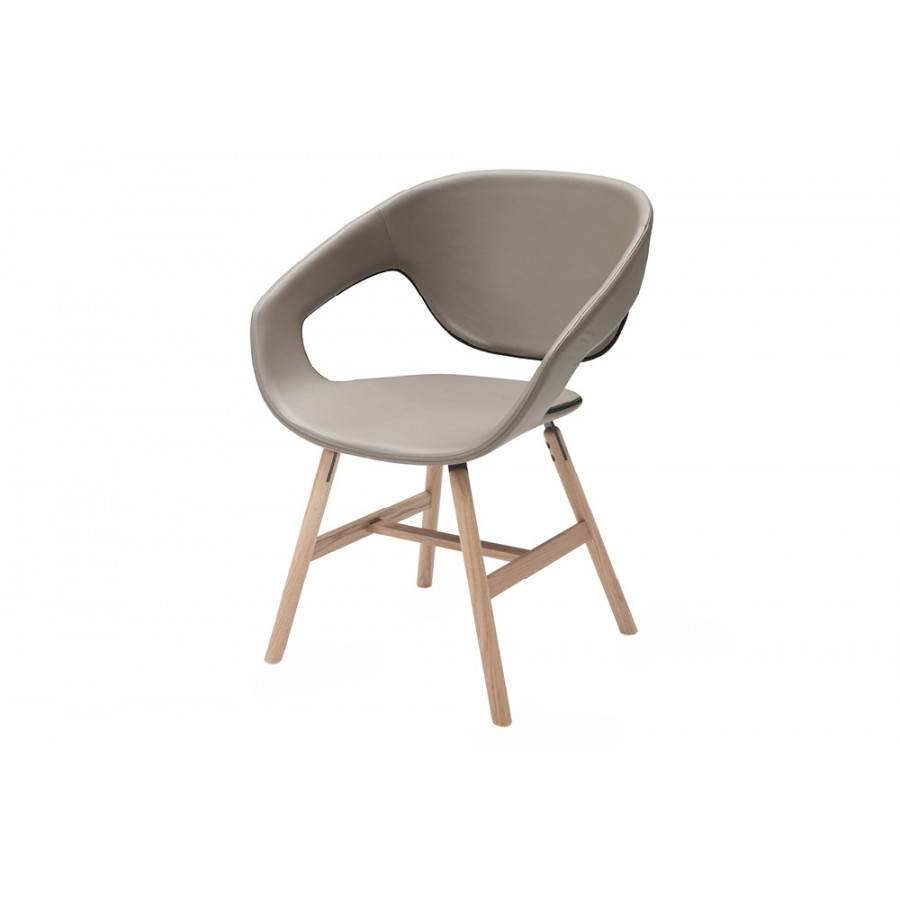 Casamania - Vad Wood Upholstered Chair