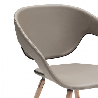 Casamania - Vad Wood Upholstered Chair