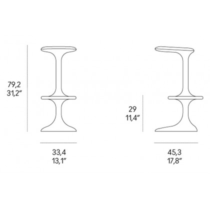 Casamania Kant Bar Stool - White