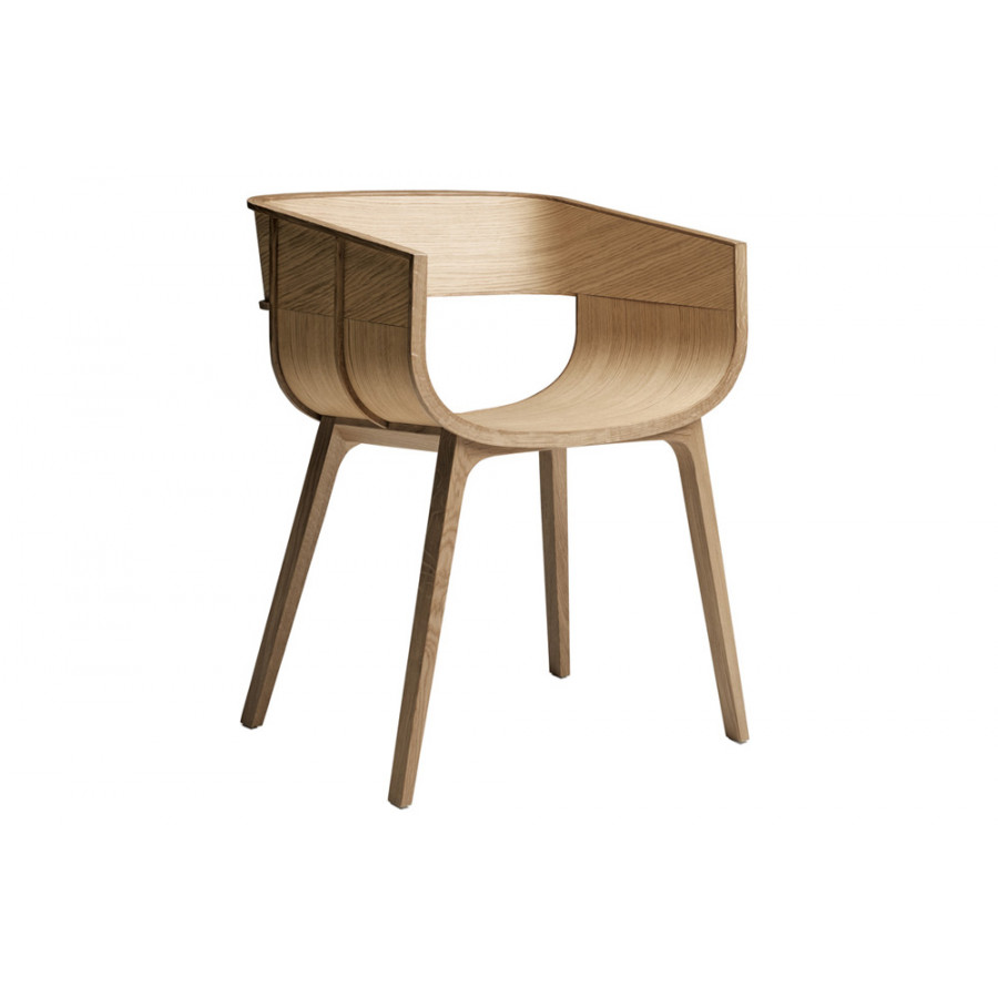 Casamania Maritime Wooden Dining Chair - Natural Oak