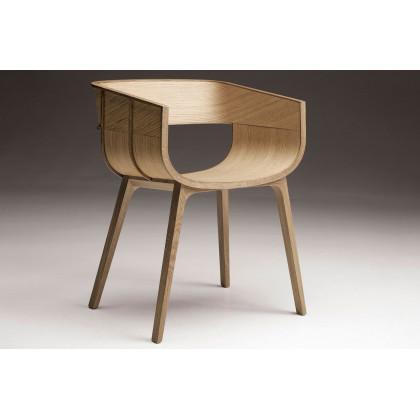 Casamania Maritime Wooden Dining Chair - Natural Oak