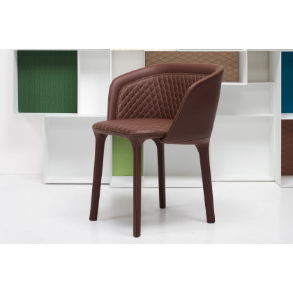 Casamania Lepel Armchair Quilted - Leather Major