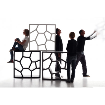 Casamania Opus Incertum Bookshelf-Display Unit - Dust Gray