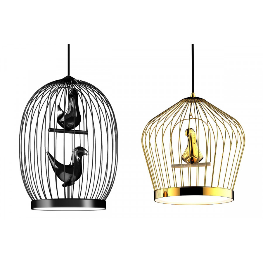 Casamania Twee T. Ceramic Bird for Suspension Lamp - Gold