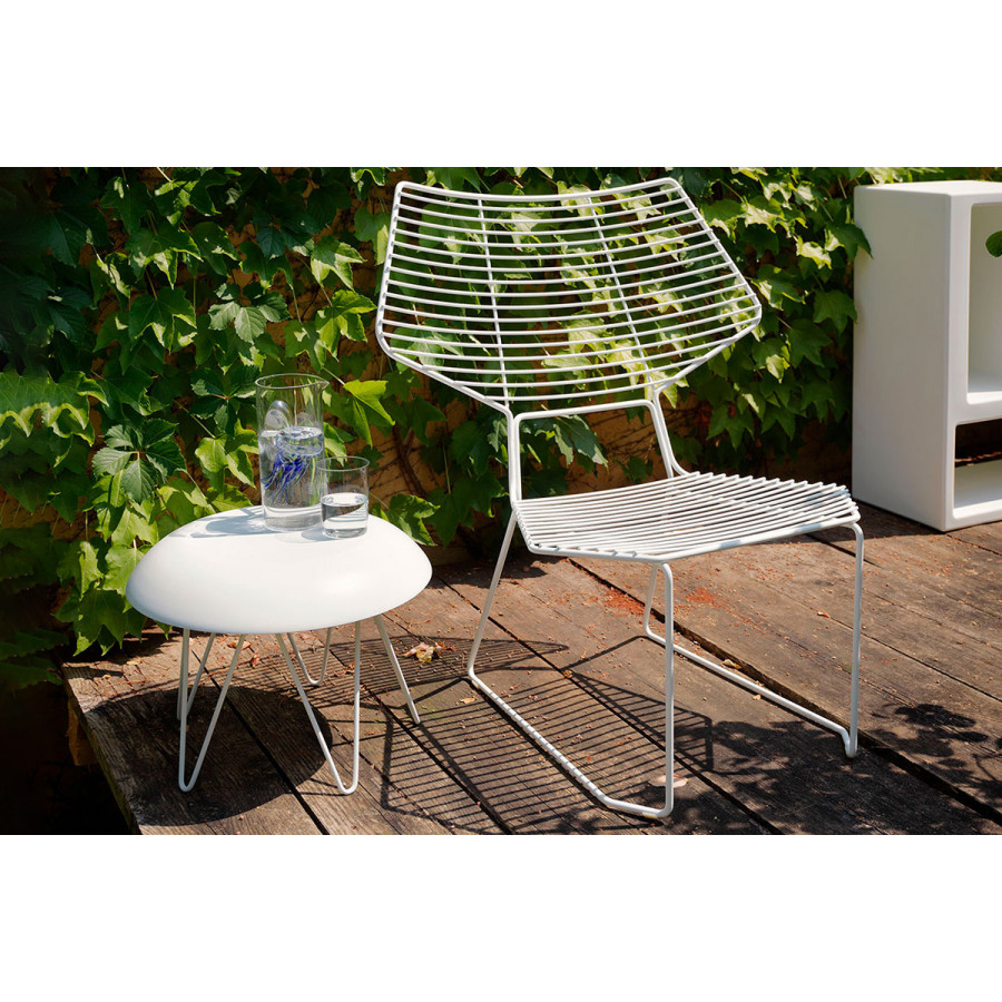 Casamania Alieno Peacock Outdoor Lounge Chair - White
