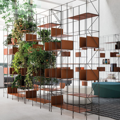 Casamania Network Bookshelf - Black Structure