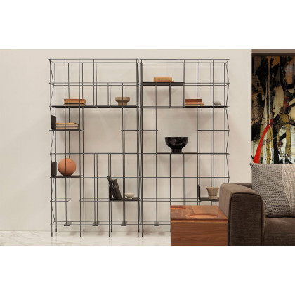 Casamania Network Bookshelf - Black Structure