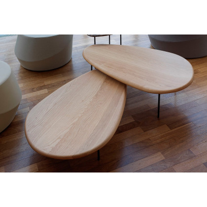 Casamania Lily Wood Side Table - Natural Oak